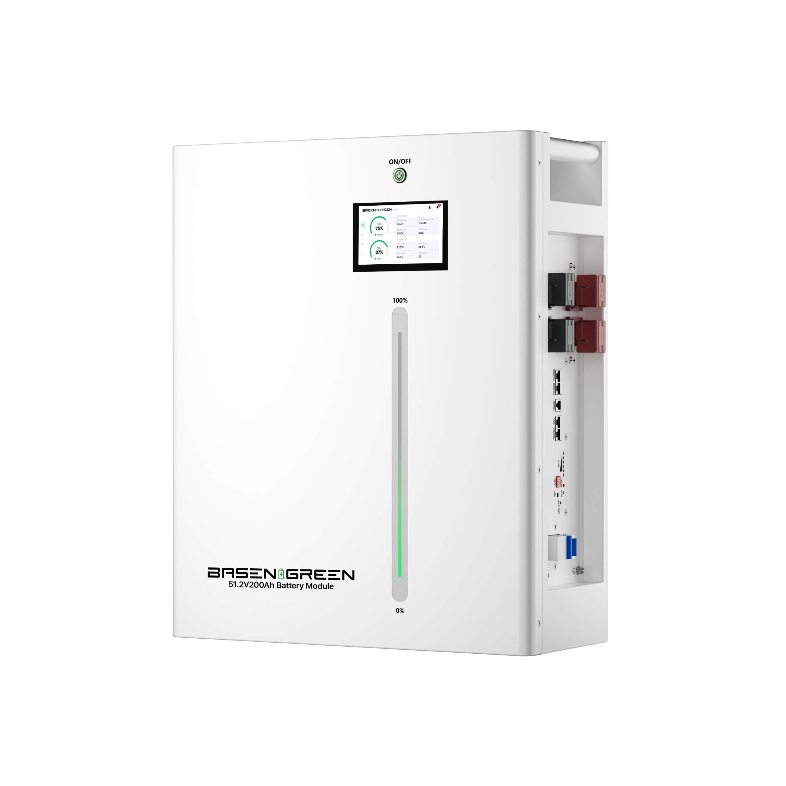 BasenGreen акумулятор LIFEPO4 51.2В 200АH 10.24 KWH WMTBD48200X-0910 - Зображення 7