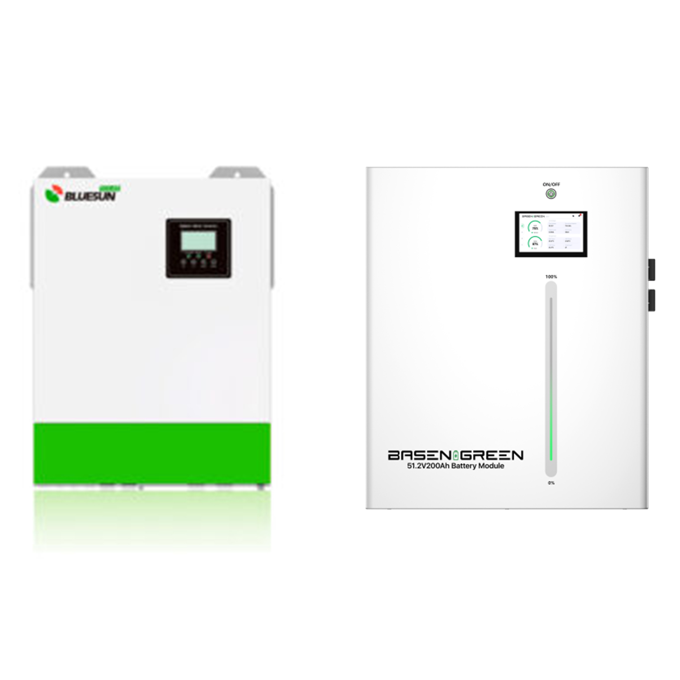 Комплект автономного живлення Bluesun: Інвертор 11 кВт + BasenGreen АКБ 10,24 кВт·год