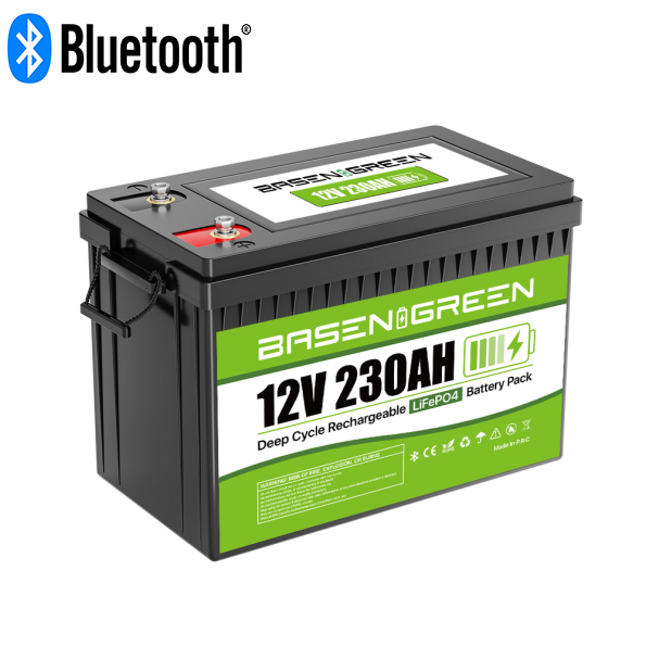BasenGreen 12V 230Ah LiFePO4 батарея+зарядне на 10А в подарунок